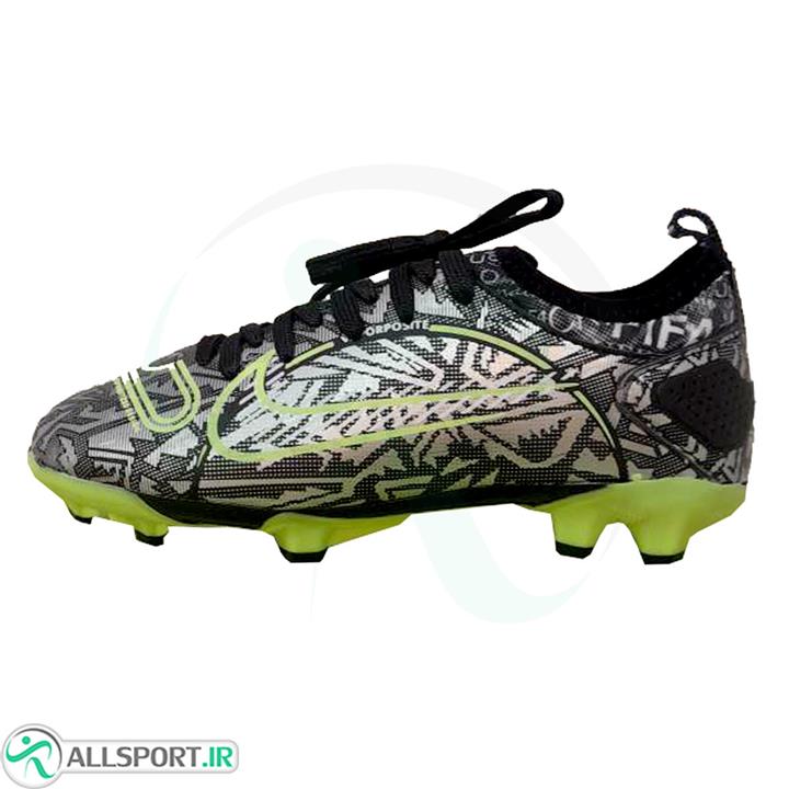 کفش فوتبال سایز کوچک نایک مرکوریال طرح اصلی Nike Mercurial Black Green